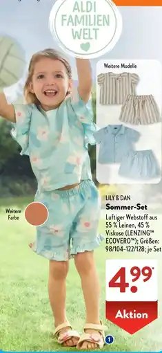 Aldi Süd LILY & DAN Sommer-Set Angebot