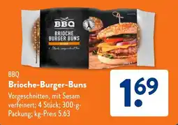 Aldi Süd BBQ Brioche-Burger-Buns Angebot