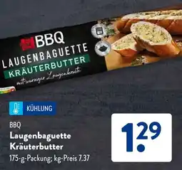 Aldi Süd BBQ Laugenbaguette Kräuterbutter Angebot