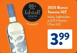 Aldi Süd 2025 Bianco Toscana IGT Angebot
