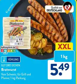 Aldi Süd GUT DREI EICHEN Bratwurst Angebot