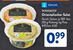 Aldi Süd WONNEMEYER Orientalischer Salat Angebot