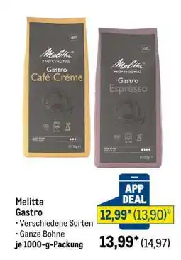 METRO Melitta Gastro Angebot