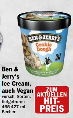 HIT Ullrich Ben & Jerry's Ice Cream, auch Vegan Angebot