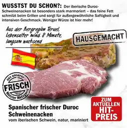 HIT Ullrich Spanischer frischer Duroc Schweinenacken Angebot