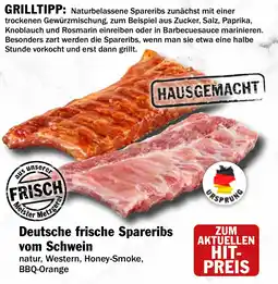 HIT Ullrich Deutsche frische Spareribs vom Schwein Angebot