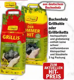 HIT Ullrich Buchenholz Grillkohle oder Grillbriketts Angebot