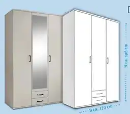 Trends Möbel Kleiderschrank CHARLOTTO Angebot