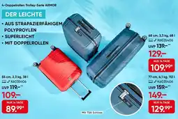 Galeria 4-Doppelrollen Trolley-Serie ARMOR Angebot