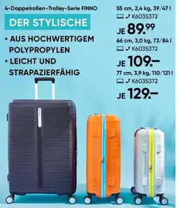 Galeria 4-Doppelrollen-Trolley-Serie FINNO Angebot