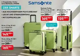 Galeria Samsonite 4-Doppelrollen-Trolley- Serie RESTACKD, SPINNER Angebot
