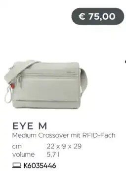 Galeria EYE M Medium Crossover mit RFID-Fach Angebot