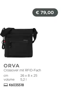 Galeria ORVA Crossover mit RFID-Fach Angebot