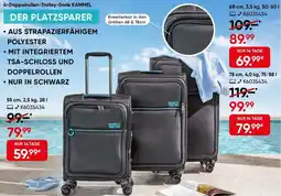 Galeria 4-Doppelrollen-Trolley-Serie KAMMEL Angebot