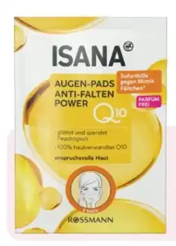 Rossmann Isana Q10 Augen-Pads Angebot
