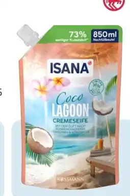 Rossmann Isana Seife im Nachfüllbeutel Angebot