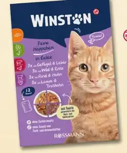 Rossmann Winston Feine Häppchen Katzennahrung Angebot