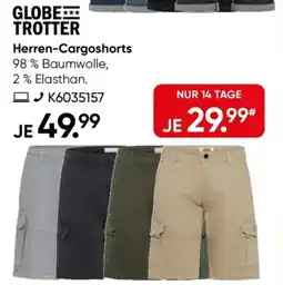 Galeria GLOBE TROTTER Herren-Cargoshorts Angebot