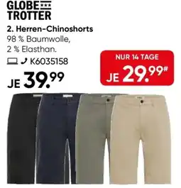 Galeria GLOBE TROTTER 2. Herren-Chinoshorts Angebot