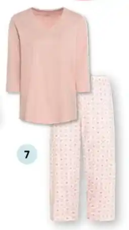 Galeria CALIDA Damen-Schlafanzug mit 3/4-Hose Angebot