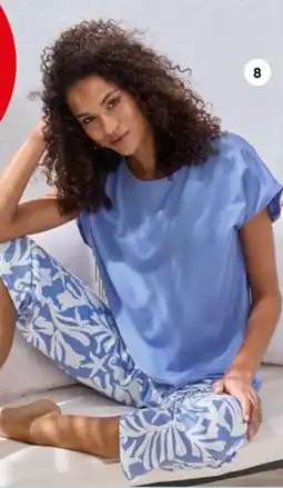 Galeria CALIDA Damen-Schlafanzug mit 7/8-Hose Angebot