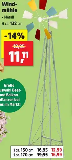 Thomas Philipps Windmühle h ca. 132 cm Angebot