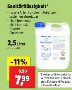 Thomas Philipps San-hy-sol fluid 8000 sanitärflüssigkeit Angebot