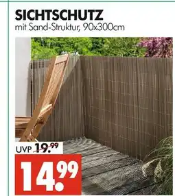 Wreesmann Sichtschutz mit sand-struktur Angebot