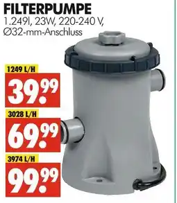 Wreesmann Filterpumpe 1249 l/h Angebot