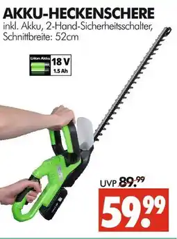 Wreesmann Akku-heckenschere Angebot