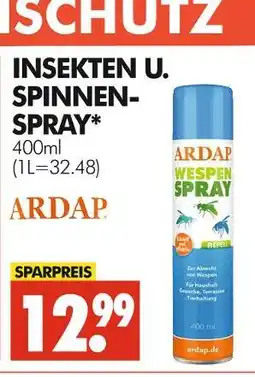 Wreesmann Ardap insekten u. spinnen-spray Angebot
