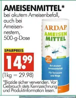 Wreesmann Ardap ameisenmittel Angebot