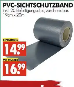 Wreesmann Pvc-sichtschutzband einfarbig Angebot