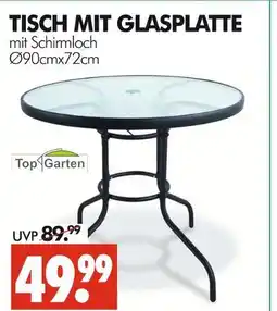 Wreesmann Top garten tisch mit glasplatte Angebot