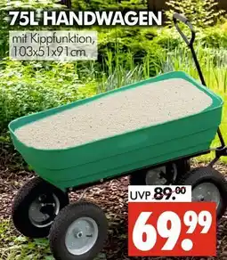 Wreesmann 75 l handwagen Angebot
