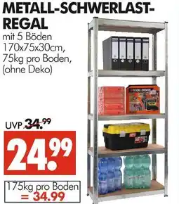 Wreesmann Metall-schwerlastregal 75 kg pro boden Angebot