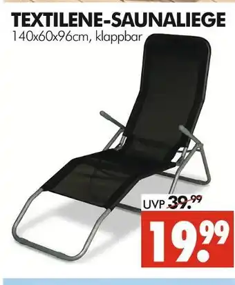 Wreesmann Textilene-saunaliege Angebot