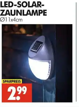 Wreesmann Led-solar-zaunlampe Angebot