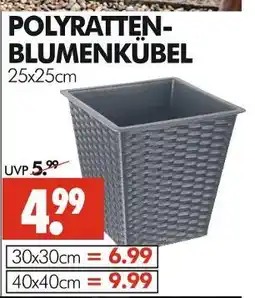 Wreesmann Polyrattan blumenkübel Angebot