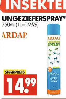 Wreesmann Ardap ungezieferspray Angebot