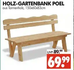 Wreesmann Holz-gartenbank poel Angebot