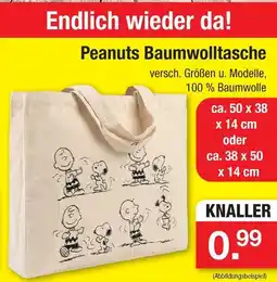 Zimmermann Peanuts baumwolltasche Angebot
