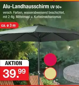 Zimmermann Alu-landhausschirm Angebot