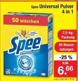 Zimmermann Spee universal pulver 4 in 1 Angebot