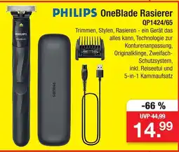 Zimmermann Philips oneblade rasierer qp1424/65 Angebot