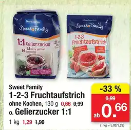 Zimmermann Nordzucker sweet family 1-2-3 fruchtaufstrich Angebot