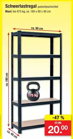 Zimmermann Schwerlastregal Angebot