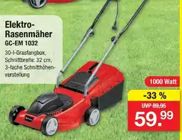 Zimmermann Einhell elektro-rasenmäher gc-em 1032 Angebot