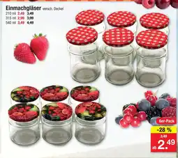 Zimmermann Einmachgläser Angebot