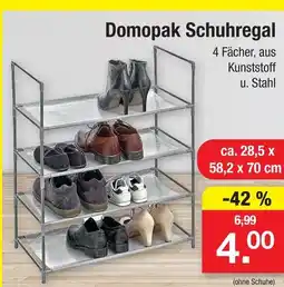 Zimmermann Domopak schuhregal Angebot
